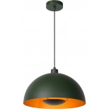 Lampa wisząca zielona Siemon 40cm | Lucide - Sklep z lampami