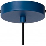 Lampa wisząca niebieska Lucide Siemon 40cm - Retro Design