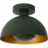 Plafon sufitowy zielony Lucide Siemon 25cm - Retro & Nowoczesny