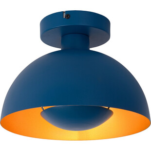 Plafon sufitowy Siemon 25cm niebieski Lucide - Retro Design