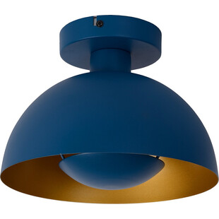 Plafon sufitowy Siemon 25cm niebieski Lucide - Retro Design