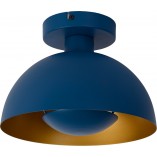 Plafon sufitowy Siemon 25cm niebieski Lucide - Retro Design