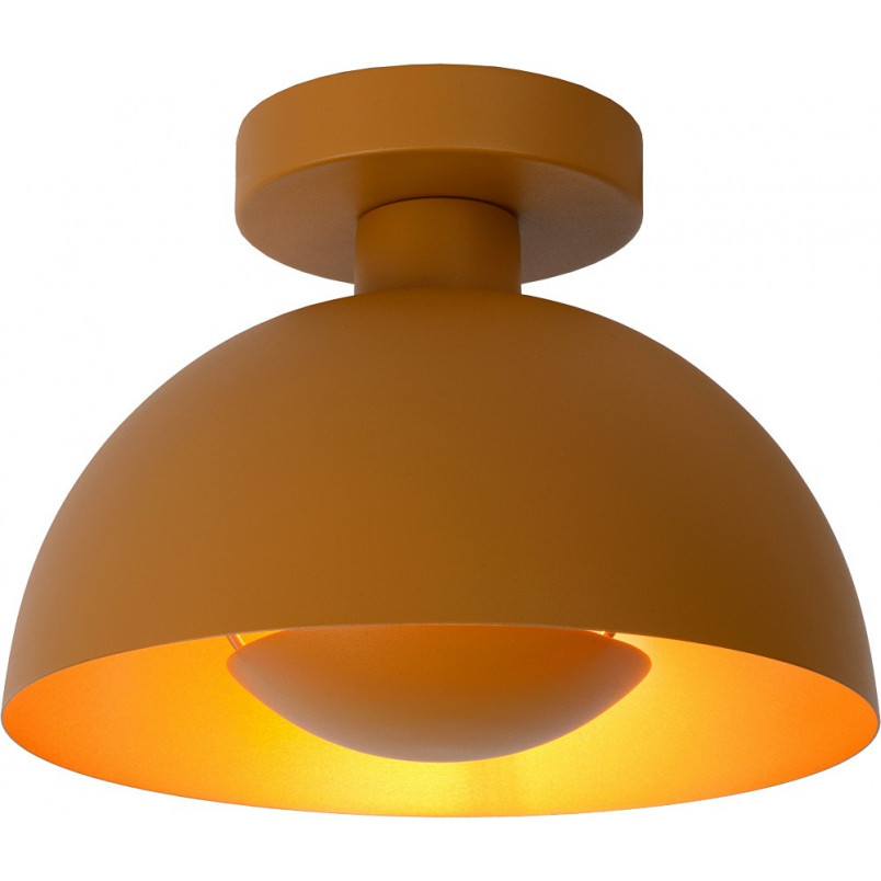 Plafon sufitowy Siemon 25cm żółty Lucide | Retro Design