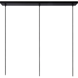 Lampa wisząca Nolan | 3 punkty, czarna | Lucide