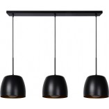 Lampa wisząca Nolan | 3 punkty, czarna | Lucide