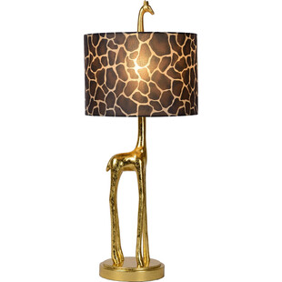 Lampa stołowa Żyrafa Miss Tall | Lucide | Złoty mat / Brązowy