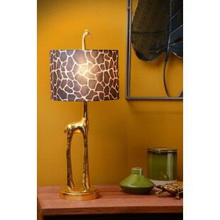 Lampa stołowa Żyrafa Miss Tall | Lucide | Złoty mat / Brązowy