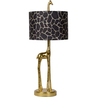 Lampa stołowa Żyrafa Miss Tall | Lucide | Złoty mat / Brązowy