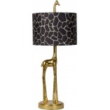 Lampa stołowa Żyrafa Miss Tall | Lucide | Złoty mat / Brązowy