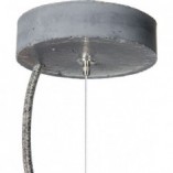 Lampa Betonowa Wisząca Sfera 47cm - LoftLight | Loftowa Elegancja