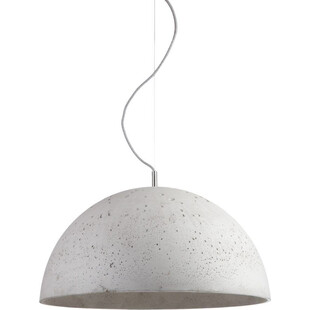 Lampa betonowa wisząca Sfera 62cm | LoftLight - Szary Loft