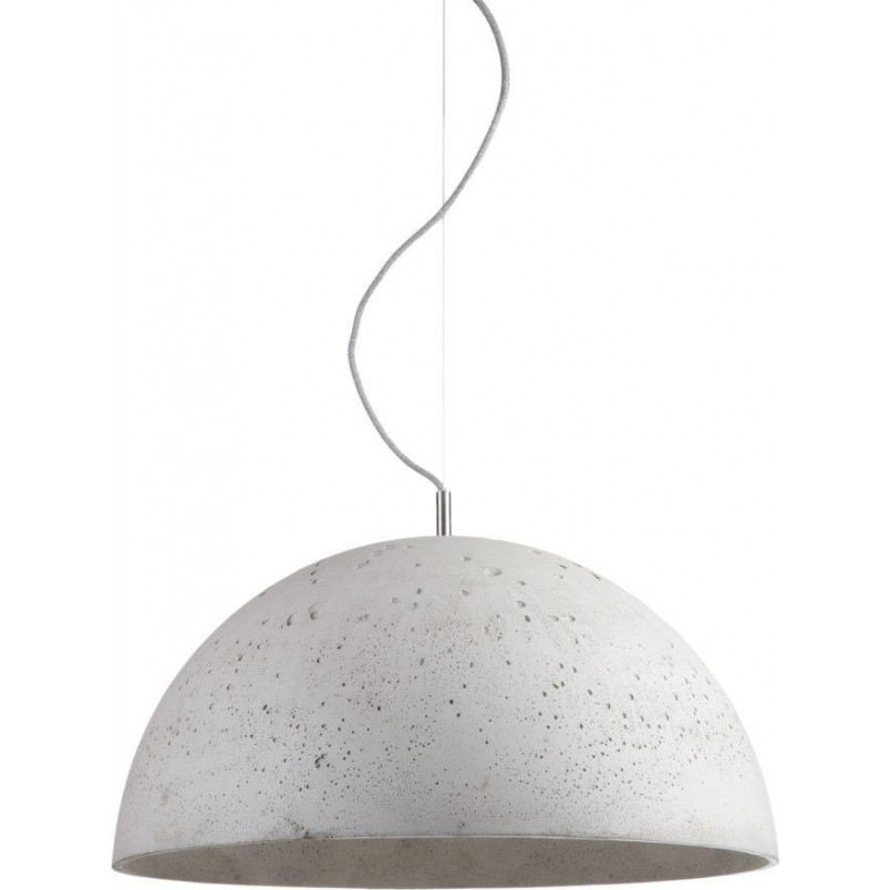 Lampa betonowa wisząca Sfera 62cm | LoftLight - Szary Loft