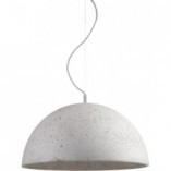 Lampa betonowa wisząca Sfera 62cm | LoftLight - Szary Loft