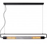 Lampa wisząca loft Calixt czarna | Lucide - 122cm