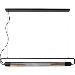 Lampa wisząca loft Calixt czarna | Lucide - 122cm