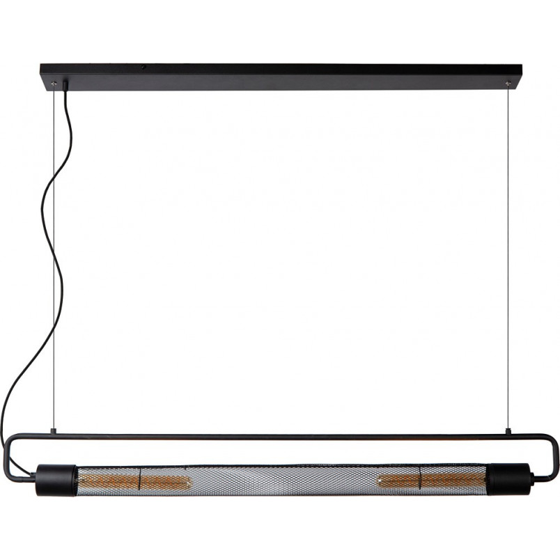 Lampa wisząca loft Calixt czarna | Lucide - 122cm