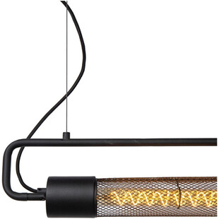 Lampa wisząca loft Calixt czarna | Lucide - 122cm