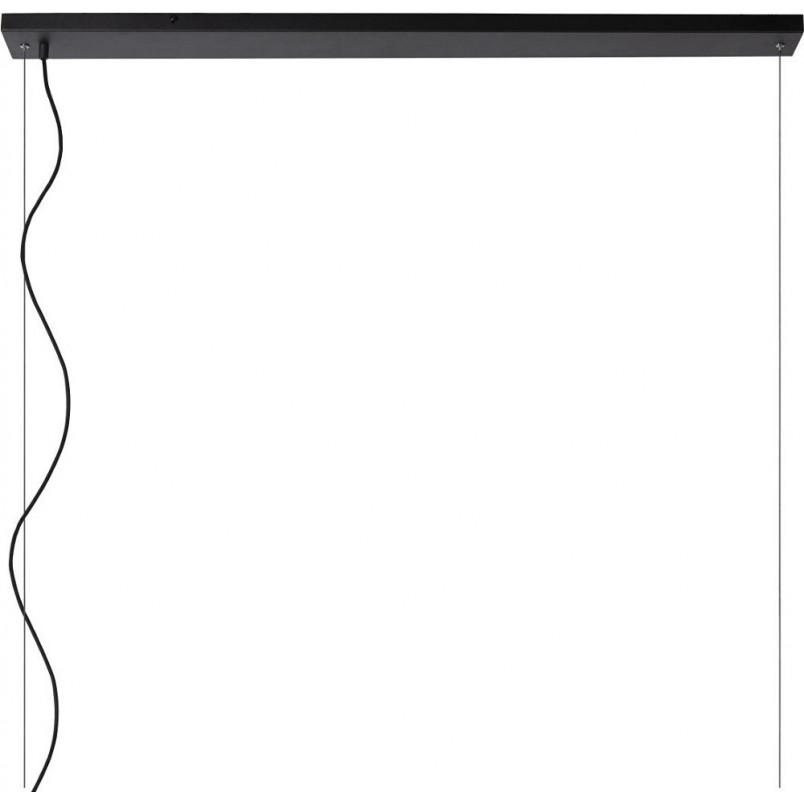 Lampa wisząca loft Calixt czarna | Lucide - 122cm