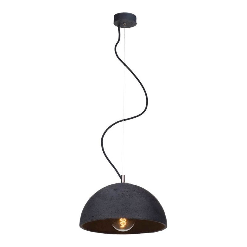 Lampa betonowa wisząca LoftLight Sfera 32cm - Czarny Loft