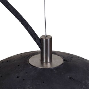 Lampa betonowa wisząca LoftLight Sfera 32cm - Czarny Loft