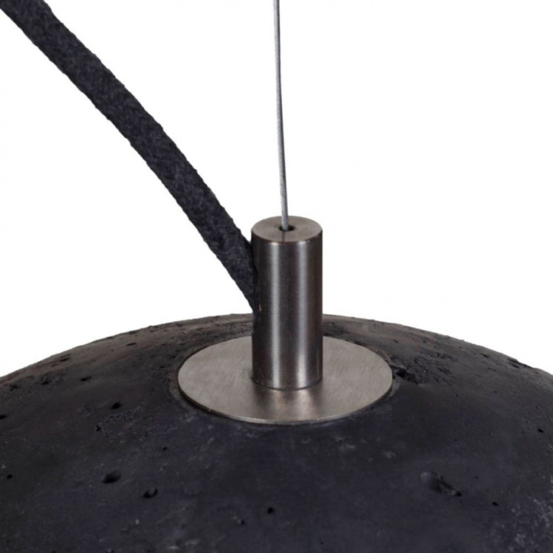 Lampa betonowa wisząca LoftLight Sfera 32cm - Czarny Loft