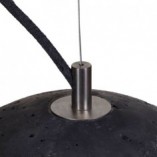 Lampa betonowa wisząca LoftLight Sfera 32cm - Czarny Loft