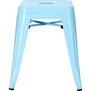 Taboret metalowy Paris niebieski | D2.Design - Stylowy i solidny