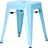 Taboret metalowy Paris niebieski | D2.Design - Stylowy i solidny