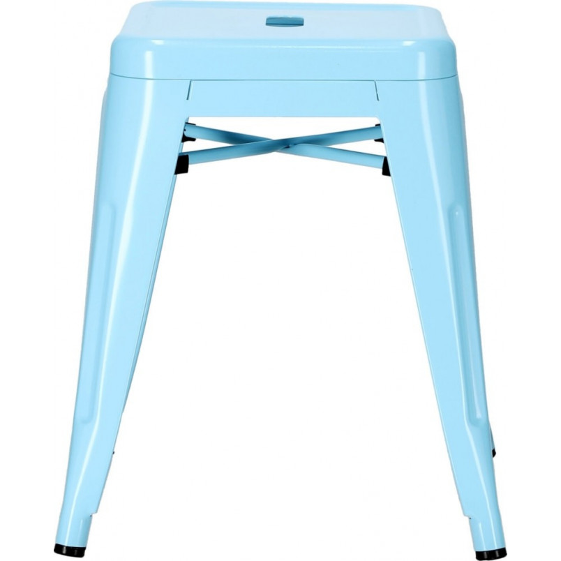 Taboret metalowy Paris niebieski | D2.Design - Stylowy i solidny