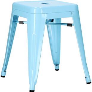Taboret metalowy Paris niebieski | D2.Design - Stylowy i solidny