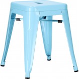 Taboret metalowy Paris niebieski | D2.Design - Stylowy i solidny