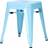 Taboret metalowy Paris niebieski | D2.Design - Stylowy i solidny