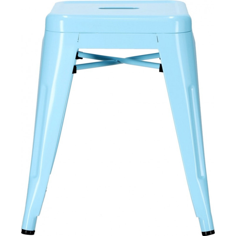 Taboret metalowy Paris niebieski | D2.Design - Stylowy i solidny