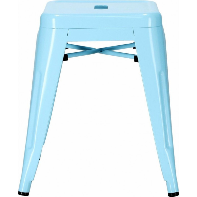 Taboret metalowy Paris niebieski | D2.Design - Stylowy i solidny