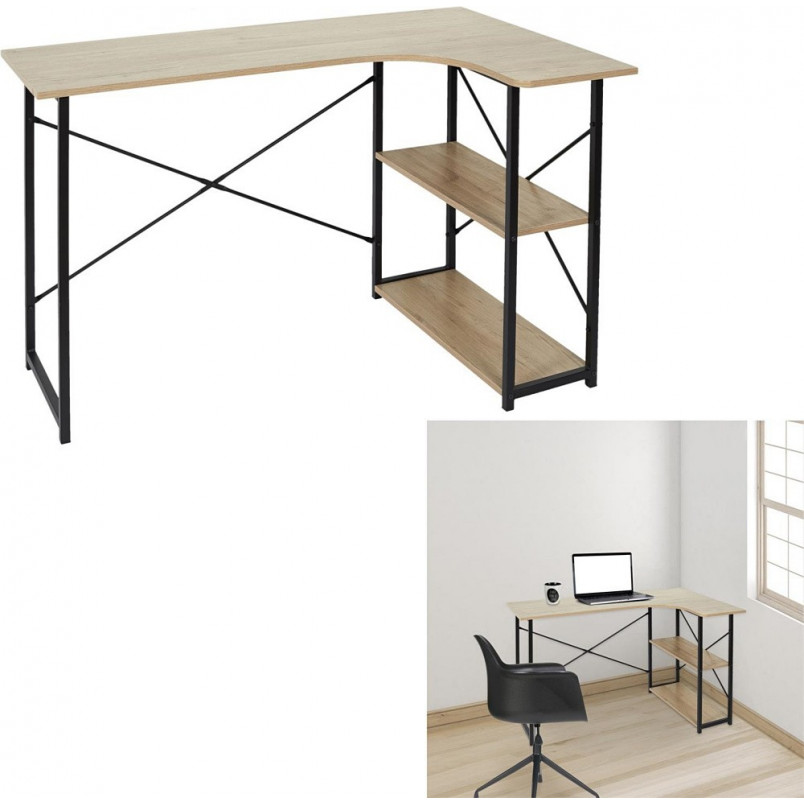 Biurko narożne Stand 120cm Intesi | Industrialny Design