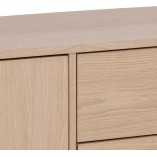Komoda Actona Aston 160cm dąb bielony - Skandynawski Design