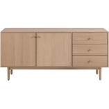 Komoda Actona Aston 160cm dąb bielony - Skandynawski Design