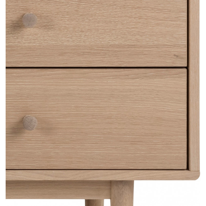 Komoda Actona Aston 160cm dąb bielony - Skandynawski Design