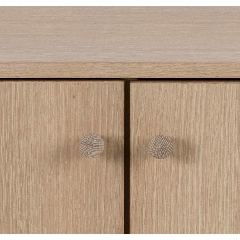 Komoda Actona Aston 160cm dąb bielony - Skandynawski Design