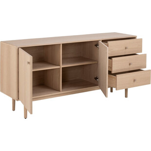 Komoda Actona Aston 160cm dąb bielony - Skandynawski Design