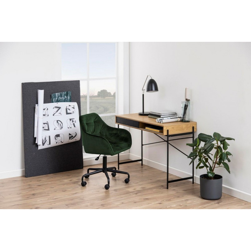 Krzesło welwetowe Brooke VIC zielone Actona - Komfort i styl