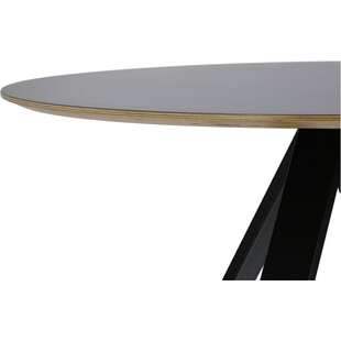 Stół okrągły Mezzanotte 100cm czarny | D2 Design