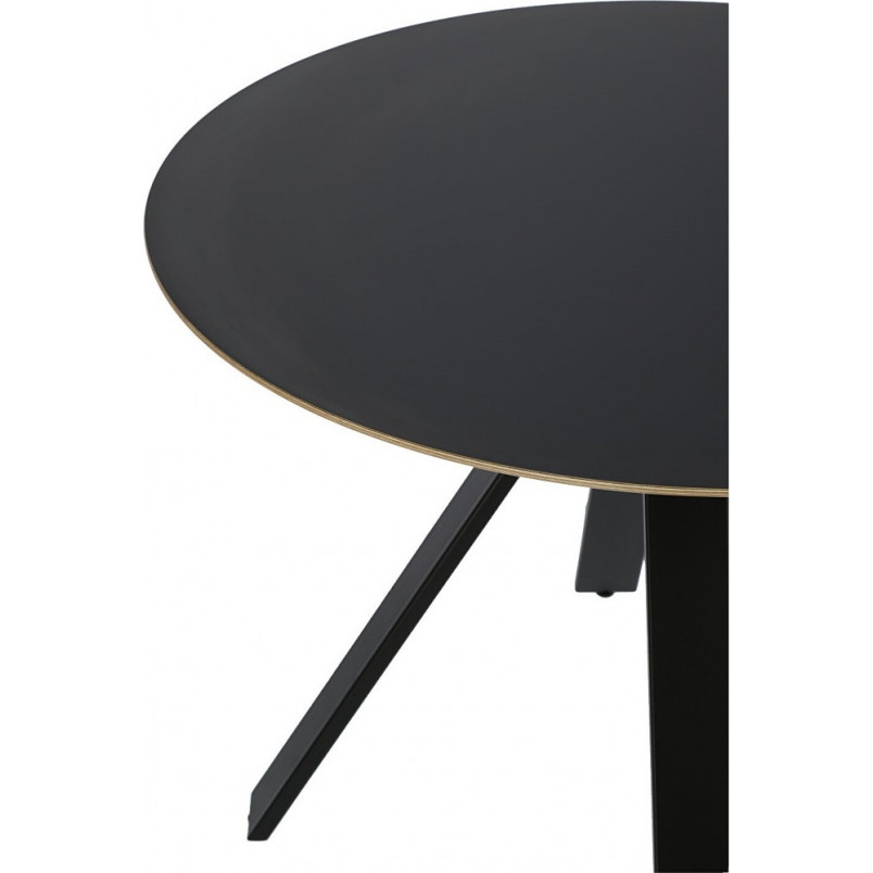 Stół okrągły Mezzanotte 100cm czarny | D2 Design