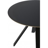 Stół okrągły Mezzanotte 100cm czarny | D2 Design