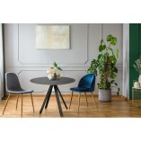 Stół okrągły Mezzanotte 100cm czarny | D2 Design