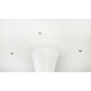 Stół okrągły Simplet Skinny 90cm biały - Elegancki design