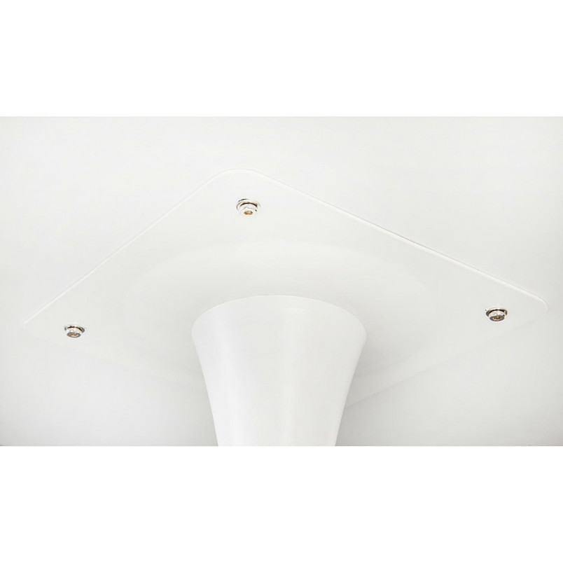 Stół okrągły Simplet Skinny 90cm biały - Elegancki design