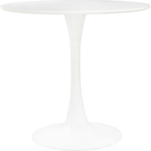 Stół okrągły Simplet Skinny 90cm biały - Elegancki design