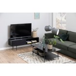 Szafka RTV Angus 140cm Czarny Jesion Actona - Stylowy Design