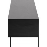 Szafka RTV Angus 140cm Czarny Jesion Actona - Stylowy Design